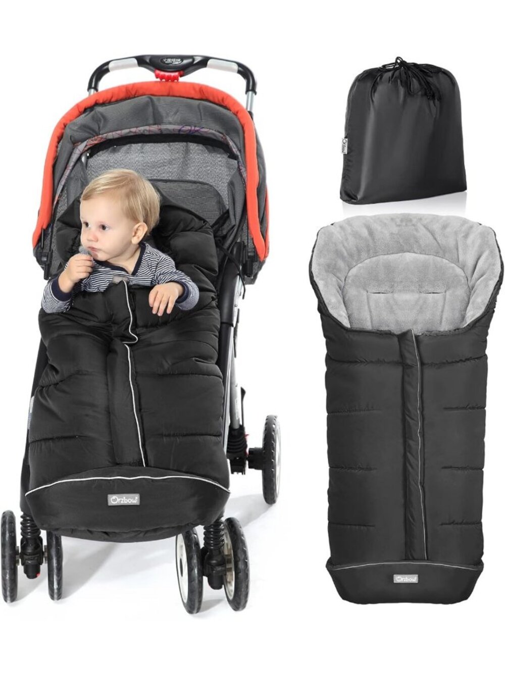 Universal Weather-Proof Baby Stroller Footmuff | Cozy Warm Bunting Bag